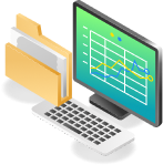 Everything lives in spreadsheets